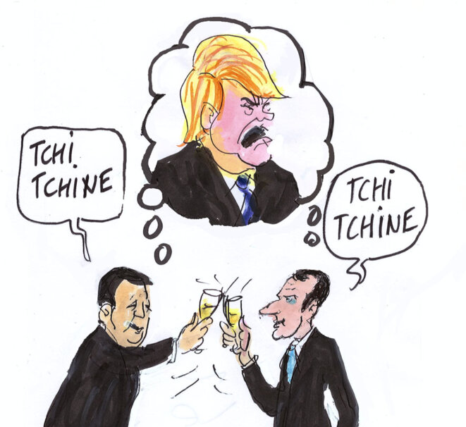 Macron en Chine