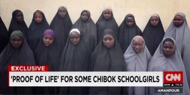 quelques-unes des 276 lycéennes de Chibok, Nigéria, enlevées par Boko Haram en 2014 © CNN quelques-unes des 276 lycéennes de Chibok, Nigéria, enlevées par Boko Haram en 2014 © CNN