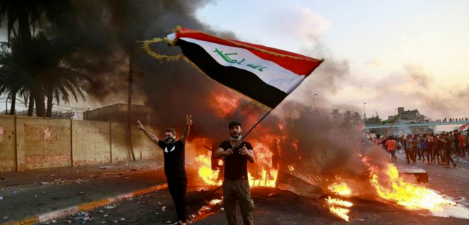 Scène d'insurrection en Irak. © DR Scène d'insurrection en Irak. © DR