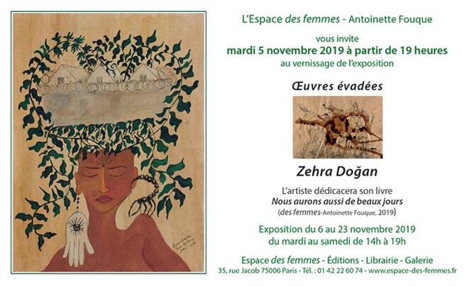 Exposition « œuvres évadées » de Zehra Dogan Exposition « œuvres évadées » de Zehra Dogan