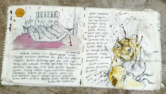 Note Book © Zehra Dogan Note Book © Zehra Dogan