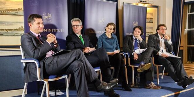 On October 30, 2014, Anne Applebaum moderated a discussion about “Russian disinformation” with Geoffrey Pyatt, U.S. Ambassador to Ukraine, Oleksander Scherba, Ambassador at Large at the Ukrainian Ministry of Foreign Affairs, Michael Weiss and Peter Pomerantsev © Legatum On October 30, 2014, Anne Applebaum moderated a discussion about “Russian disinformation” with Geoffrey Pyatt, U.S. Ambassador to Ukraine, Oleksander Scherba, Ambassador at Large at the Ukrainian Ministry of Foreign Affairs, Michael Weiss and Peter Pomerantsev © Legatum