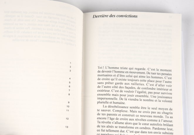 Détail édition papier du mémoire © CC Mélio Lannuzel Détail édition papier du mémoire © CC Mélio Lannuzel