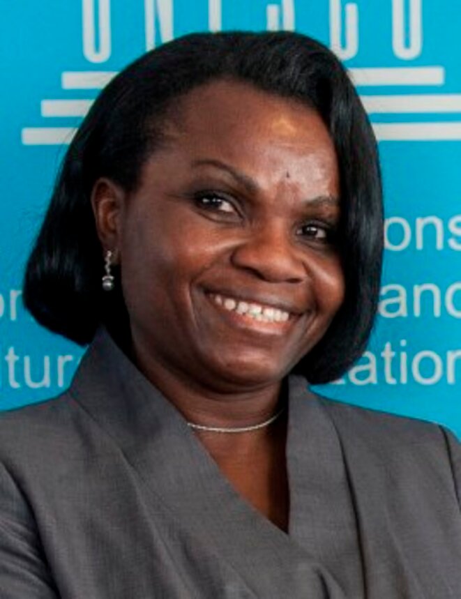 40ème session de la Conférence générale - S.Exc. Madame Rachel Annick OGOULA AKIKO Ep. OBIANG MEYO, Ambassadeur, Déléguée Permanente du Gabon auprès de l’UNESCO PRÉSIDENTE DU GROUPE AFRIQUE 40ème session de la Conférence générale - S.Exc. Madame Rachel Annick OGOULA AKIKO Ep. OBIANG MEYO, Ambassadeur, Déléguée Permanente du Gabon auprès de l’UNESCO PRÉSIDENTE DU GROUPE AFRIQUE