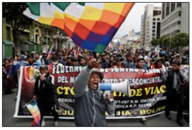 Bolivie: Coup d’état raciste contre ses peuples indigènes!