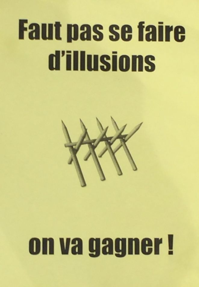 'faut pas se faire d'illusion, on va gagner. © ©AB 'faut pas se faire d'illusion, on va gagner. © ©AB