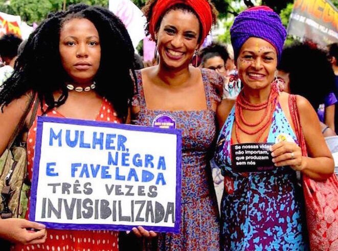 Marielle Franco y compañeras, Brasil Marielle Franco y compañeras, Brasil