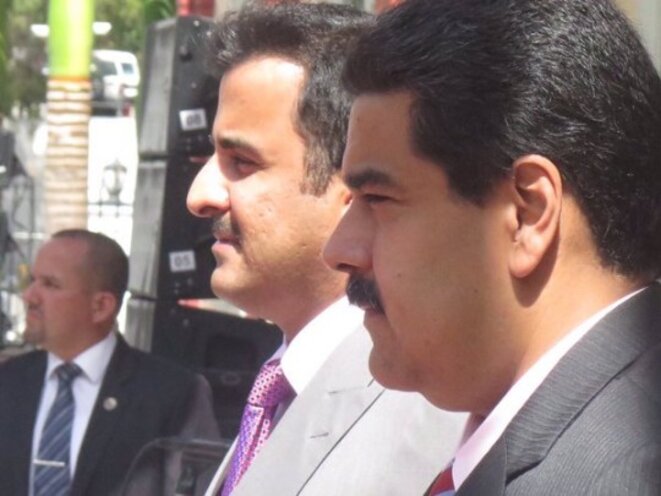 Nicolas Maduro en voyage chez l'émir du Qatar Nicolas Maduro en voyage chez l'émir du Qatar