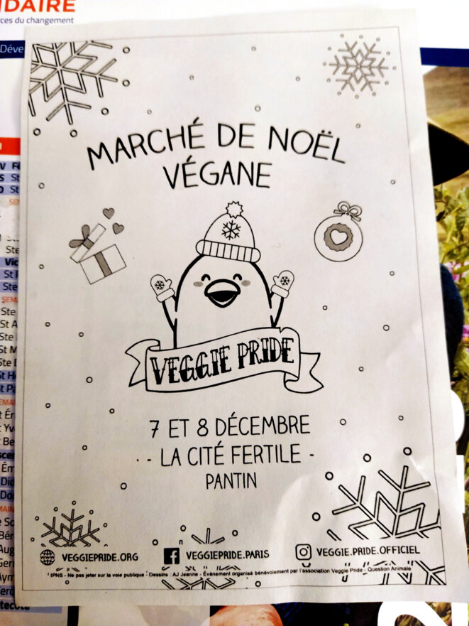 Flyers trouvé chez un monde Vegan © Taum Flyers trouvé chez un monde Vegan © Taum