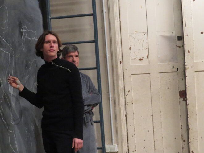 Dans les coulisses des Beaux-Arts de Paris avec Milena Bogovac © S.C. Dans les coulisses des Beaux-Arts de Paris avec Milena Bogovac © S.C.