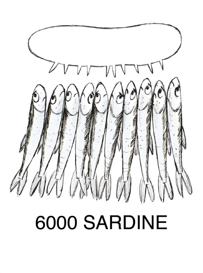 Logo officiel du "Mouvement des sardines" qui peut être légendé en fonction de chaque lieu de rassemblement Logo officiel du "Mouvement des sardines" qui peut être légendé en fonction de chaque lieu de rassemblement