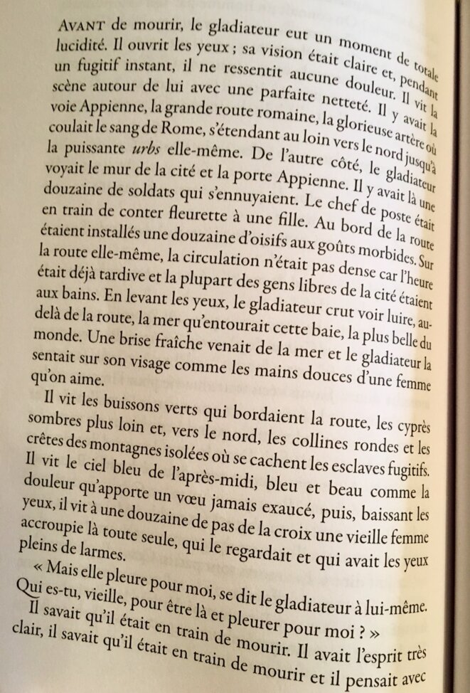 La mort du gladiateur La mort du gladiateur