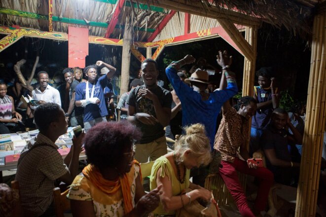 Moment du festival Quatre chemins à Port-au-Prince © Carven Atelson Moment du festival Quatre chemins à Port-au-Prince © Carven Atelson