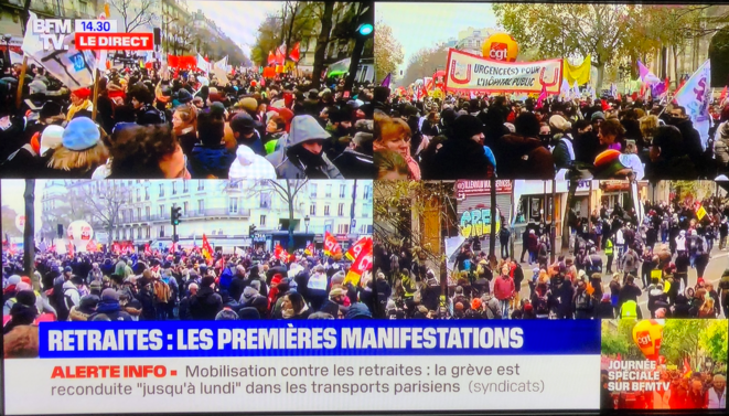 Sur BFM-TV. © AP Sur BFM-TV. © AP