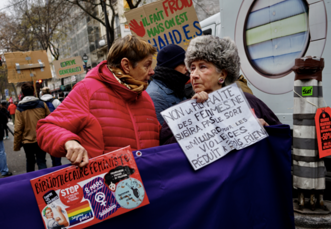 Dans la manifestation parisienne du 5 décembre. © Rachida El Azzouzi Dans la manifestation parisienne du 5 décembre. © Rachida El Azzouzi