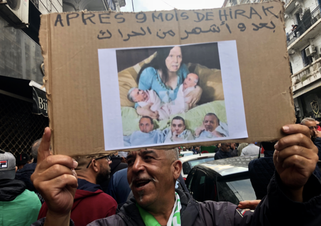 8 novembre 2019, Alger, 38e vendredi consécutif de manifestation contre le régime. © Kahina Nour
