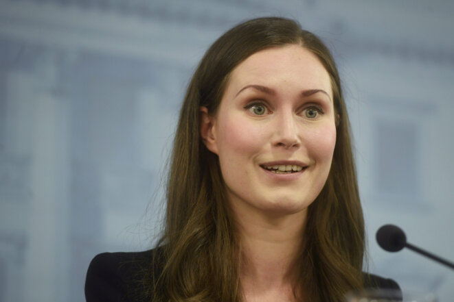 Sanna Marin, première ministre finlandaise. © Reuters Sanna Marin, première ministre finlandaise. © Reuters