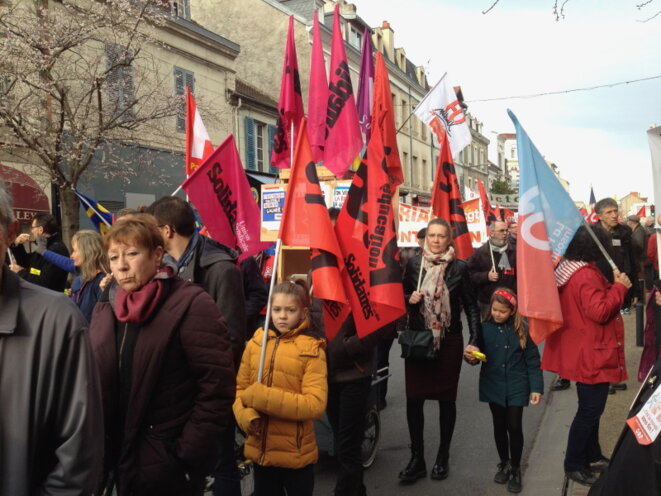 Le cortège de Solidaires Le cortège de Solidaires