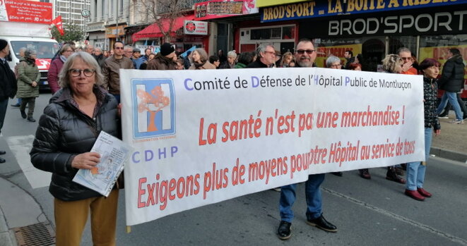 Le comité de défense de l'hôpital de Montluçon Le comité de défense de l'hôpital de Montluçon