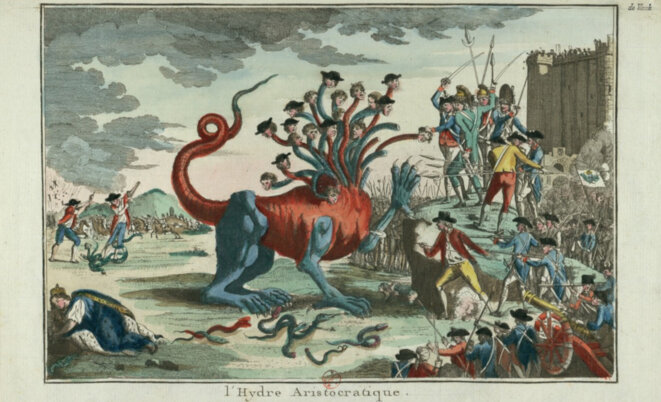 L'Hydre aristocratique - Paris, 1789. Domaine Public, Catalogue BNF (https://gallica.bnf.fr/ark:/12148/btv1b6942926x/f1.item)