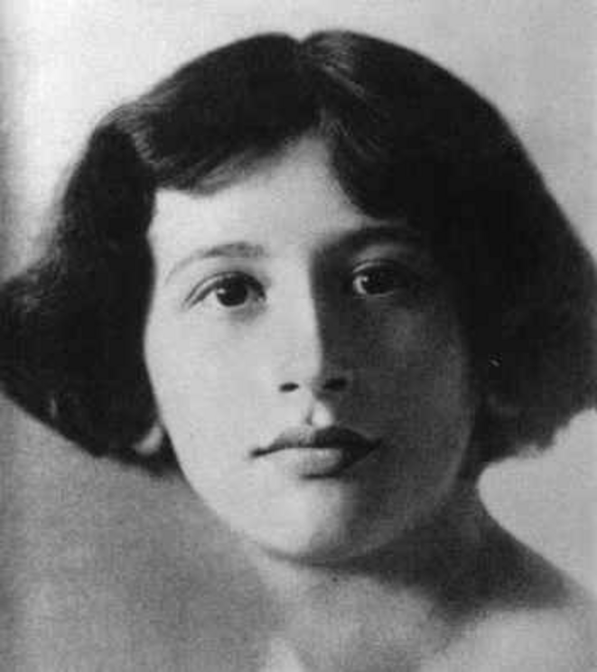 Simone Weil, 1921 Simone Weil, 1921
