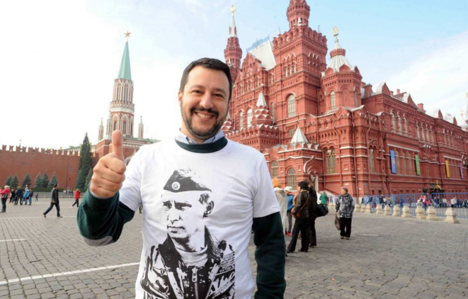Mattéo Salvini à Moscou © The Insider Mattéo Salvini à Moscou © The Insider