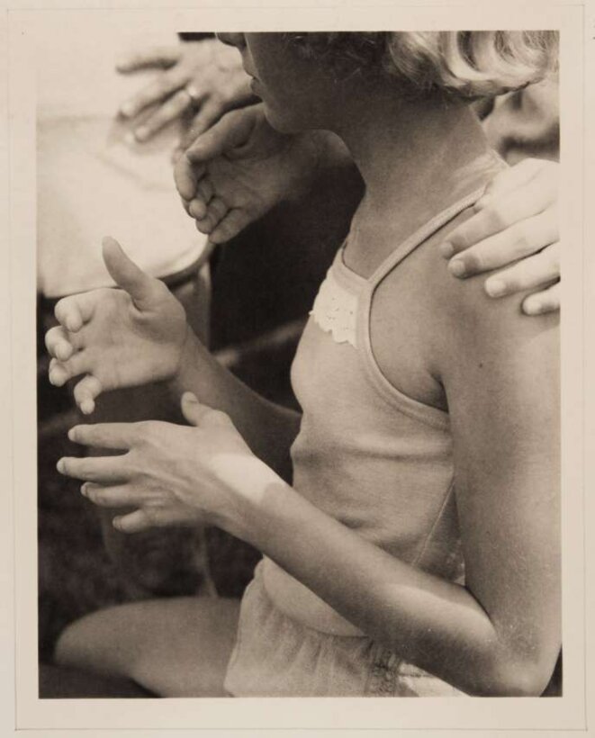 Jan Groover, "Sans titre", ca. 1981, Epreuve sur platine et au palladium, 24,3 x 19,2 cm © Mus&e de l'Elysée, Lausanne Fonds Jan Groover Jan Groover, "Sans titre", ca. 1981, Epreuve sur platine et au palladium, 24,3 x 19,2 cm © Mus&e de l'Elysée, Lausanne Fonds Jan Groover
