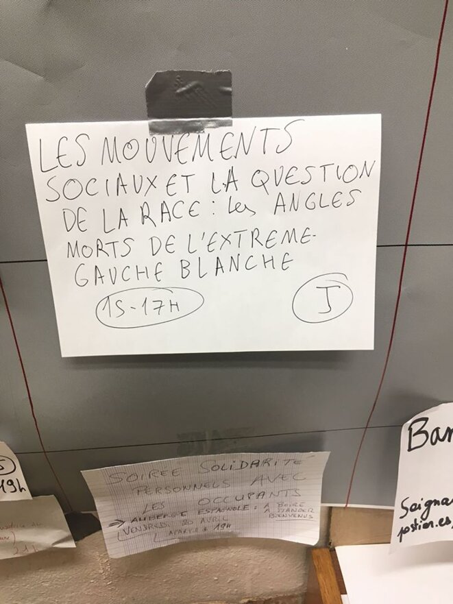 Affiche de l'évenement. Tolbiac, avril 2018. Affiche de l'évenement. Tolbiac, avril 2018.