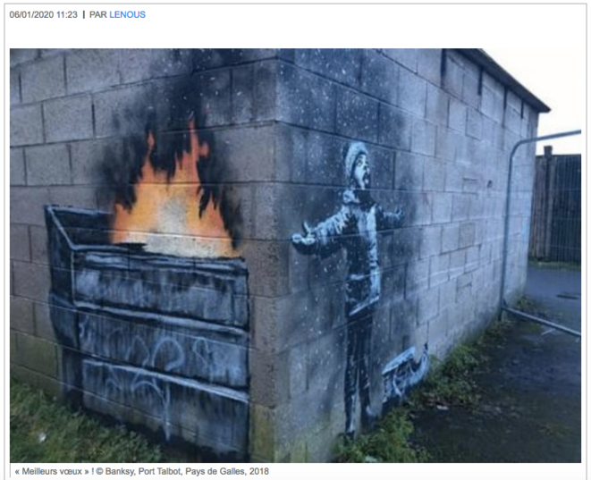 Meilleurs Voeux © Banksy Meilleurs Voeux © Banksy