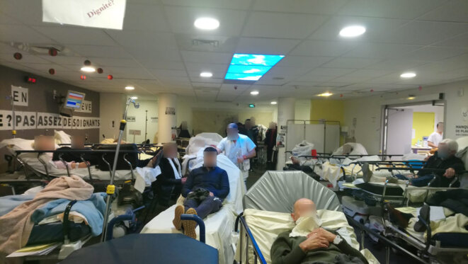 La zone d’accueil des urgences de Saint-Nazaire, le 4 janvier 2020 © CCC La zone d’accueil des urgences de Saint-Nazaire, le 4 janvier 2020 © CCC