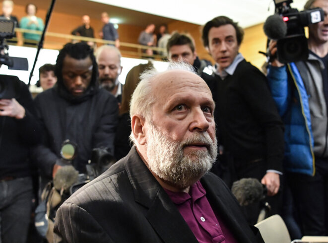 Bernard Preynat à l'ouverture de son procès à Lyon, le 13 janvier. © Philippe Desmazes / AFP Bernard Preynat à l'ouverture de son procès à Lyon, le 13 janvier. © Philippe Desmazes / AFP