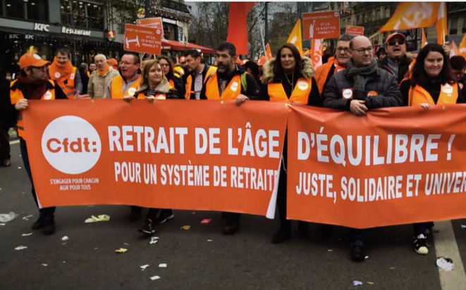 Dans la manifestation du 17 décembre 2019, à Paris © Armel Baudet Dans la manifestation du 17 décembre 2019, à Paris © Armel Baudet