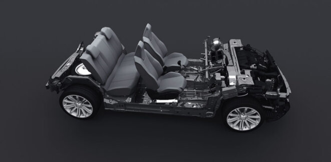 Plateforme modulaire EMP2 © Groupe PSA Plateforme modulaire EMP2 © Groupe PSA