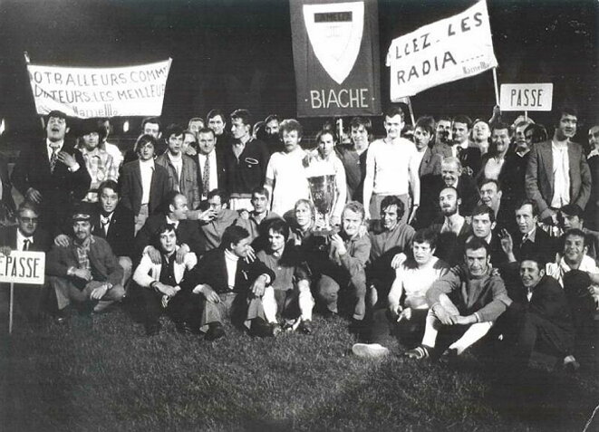 L'équipe Finimétal-Radiateur, vainqueur de la Coupe Vie ouvrière en 1971. L'équipe Finimétal-Radiateur, vainqueur de la Coupe Vie ouvrière en 1971.