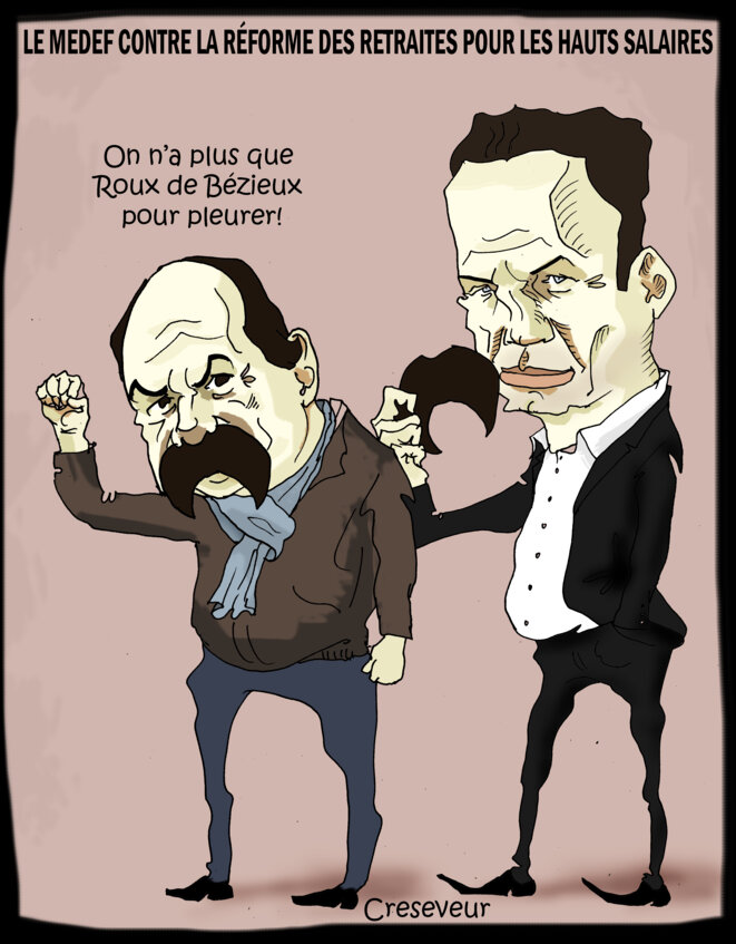 Le medef contre la réforme des retraites