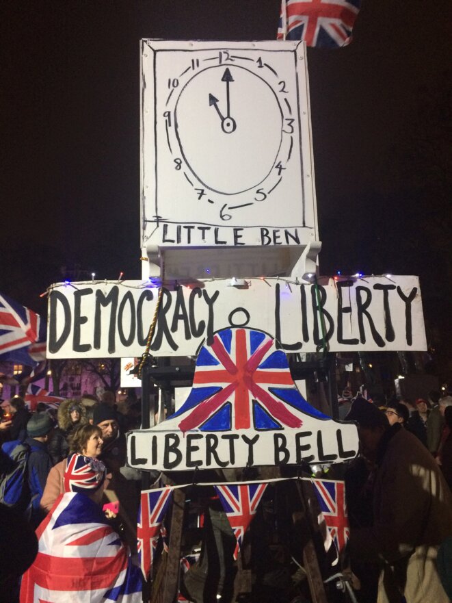À proximité de Big Ben, vendredi 31 janvier. © JC À proximité de Big Ben, vendredi 31 janvier. © JC