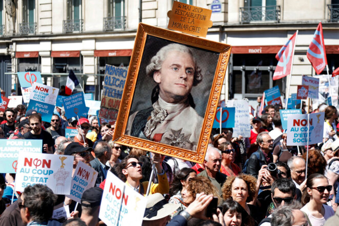 Manifestation contre Macron © Sputnik news