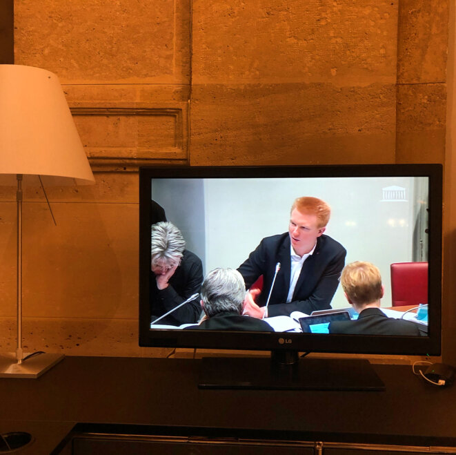 Le député insoumis Adrien Quatennens lors du débat en commission spéciale sur la réforme des retraites, le 3 février 2020. © MJ Le député insoumis Adrien Quatennens lors du débat en commission spéciale sur la réforme des retraites, le 3 février 2020. © MJ