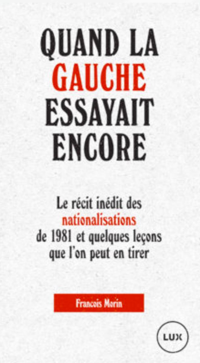 La couverture de l'ouvrage de François Morin. © DR