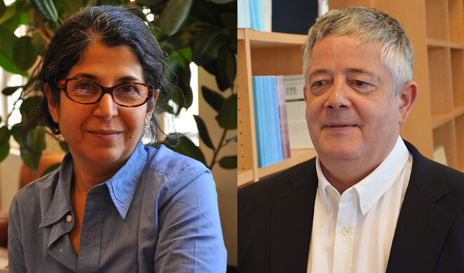 Fariba Adelkhah et Roland Marchal. © Sciences Po Fariba Adelkhah et Roland Marchal. © Sciences Po