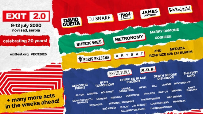 Exit Festival : 33% du line-up dévoilé
