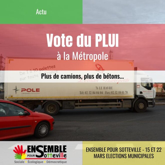 [METROPOLE DE ROUEN] Le PLUi a été voté !