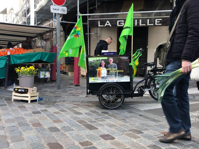 Sur le marché d'Aligre, à Paris (XIIe arrondissement), le 15 février 2020. © MJ