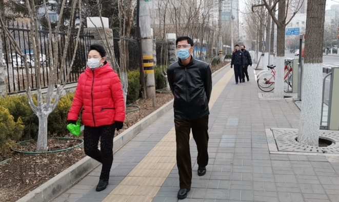Dans le quartier de Pingguoyuan à Pékin. © DR Dans le quartier de Pingguoyuan à Pékin. © DR