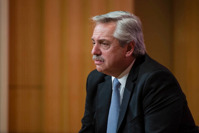 New Argentine president Alberto Fernández during his visit to France on February 5th 2020. © Hugo Passarello Luna /AFP New Argentine president Alberto Fernández during his visit to France on February 5th 2020. © Hugo Passarello Luna /AFP