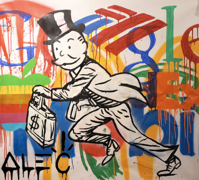 “Corporatism,” 2013 © Alec Monopoly “Corporatism,” 2013 © Alec Monopoly