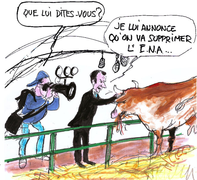 Macron au salon de l'agriculture