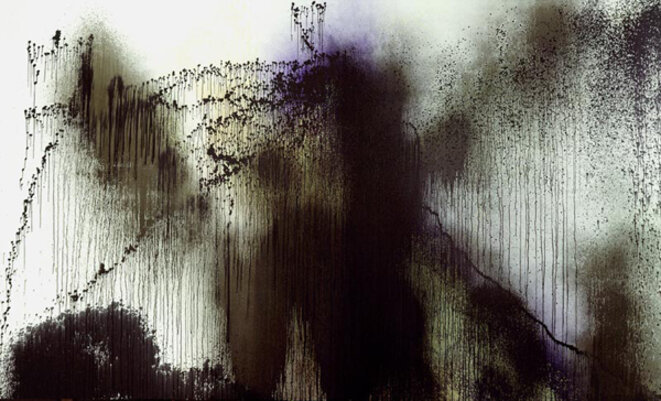 Hans Hartung, « T1989-R17 », acrylique sur toile, 300 x 500 cm, 1989 (© Fondation Hartung-Bergman) Hans Hartung, « T1989-R17 », acrylique sur toile, 300 x 500 cm, 1989 (© Fondation Hartung-Bergman)