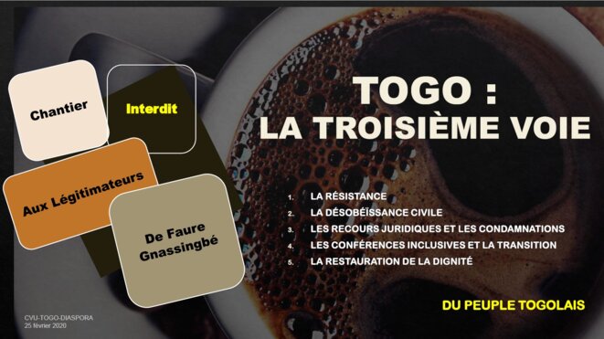 Togo : Mobilisation du peuple pour la troisième voie : l'indispensable transition