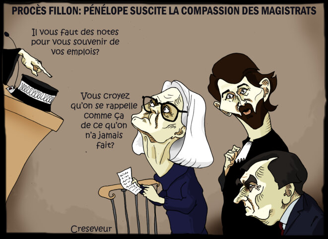 Procès Fillon: Pénélope émeut les magistrats